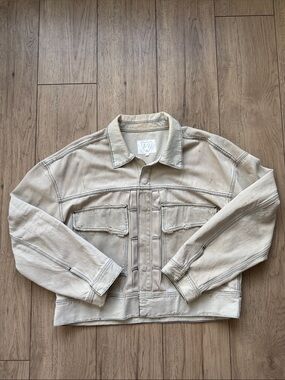 Hudson x Brandon Williams Conley Distressed Trucker Jacket Men’s Large Denim